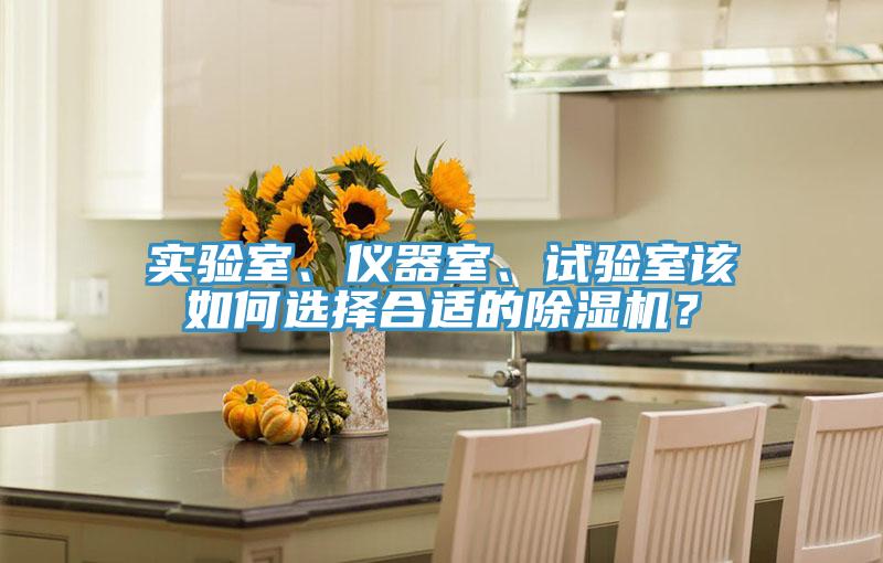 實(shí)驗(yàn)室、儀器室、試驗(yàn)室該如何選擇合適的除濕機(jī)？