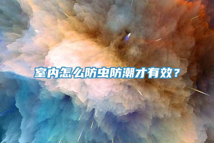 室內(nèi)怎么防蟲防潮才有效？