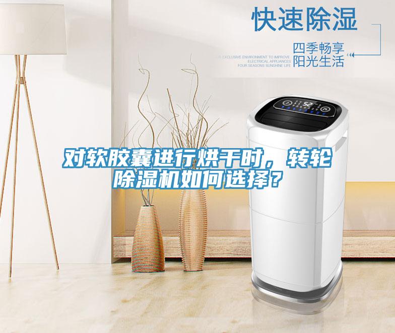 對軟膠囊進行烘干時，轉輪除濕機如何選擇？