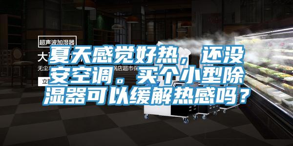 夏天感覺好熱，還沒安空調(diào)。買個小型除濕器可以緩解熱感嗎？