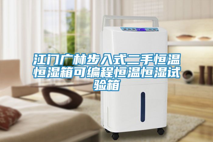江門廣林步入式二手恒溫恒濕箱可編程恒溫恒濕試驗箱