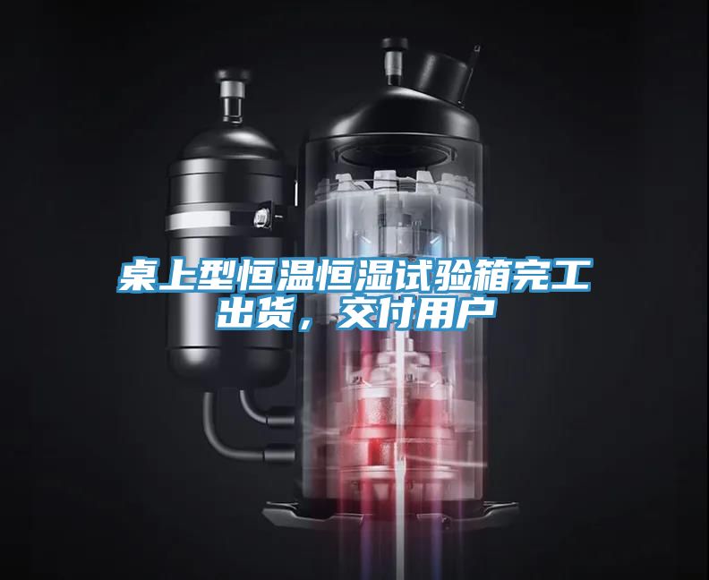 桌上型恒溫恒濕試驗箱完工出貨，交付用戶