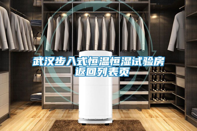 武漢步入式恒溫恒濕試驗(yàn)房 返回列表頁(yè)