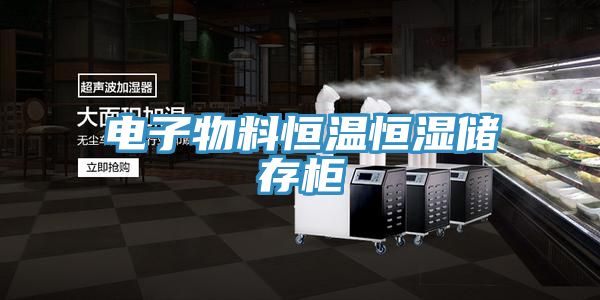 電子物料恒溫恒濕儲(chǔ)存柜