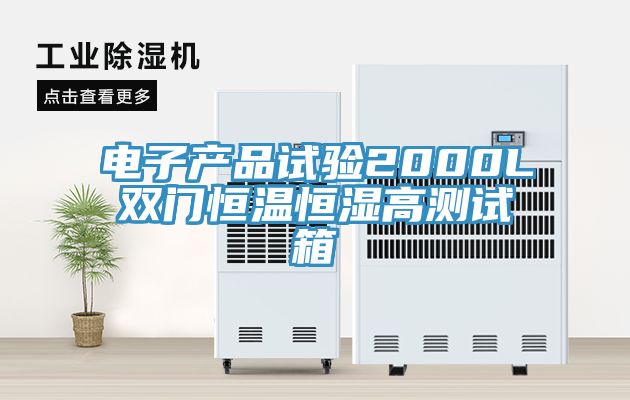 電子產(chǎn)品試驗(yàn)2000L雙門恒溫恒濕高測(cè)試箱