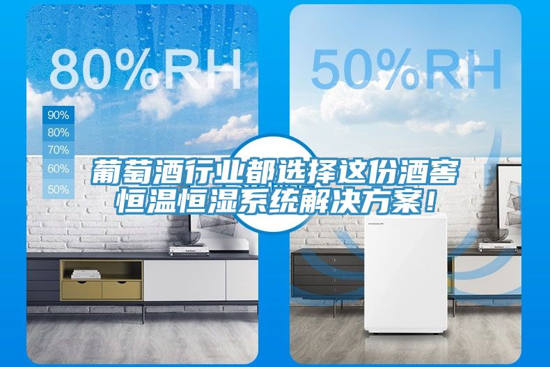 葡萄酒行業(yè)都選擇這份酒窖恒溫恒濕系統(tǒng)解決方案！