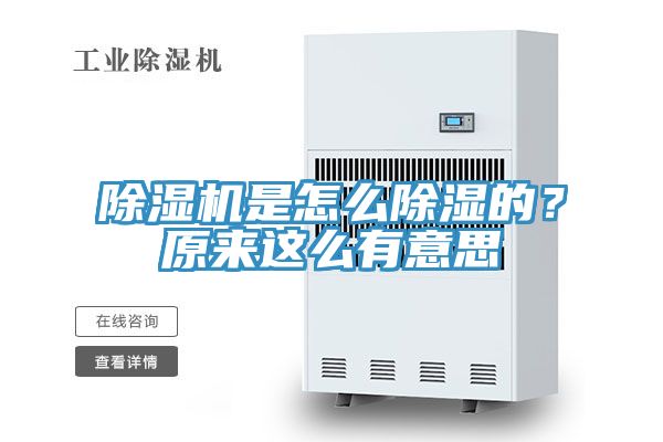 除濕機(jī)是怎么除濕的？原來這么有意思