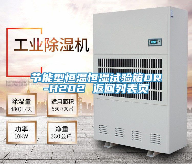 節(jié)能型恒溫恒濕試驗箱DR-H202 返回列表頁