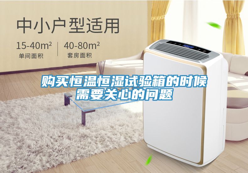 購買恒溫恒濕試驗箱的時候需要關(guān)心的問題