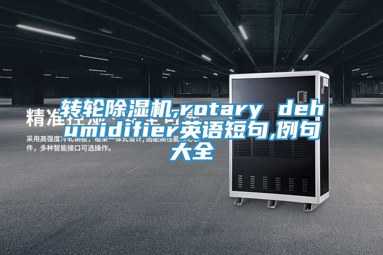 轉(zhuǎn)輪除濕機(jī),rotary dehumidifier英語(yǔ)短句,例句大全