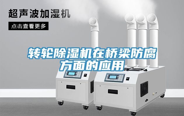 轉(zhuǎn)輪除濕機(jī)在橋梁防腐方面的應(yīng)用