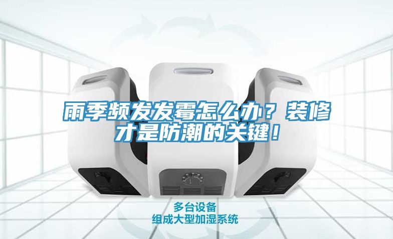 雨季頻發(fā)發(fā)霉怎么辦？裝修才是防潮的關鍵！