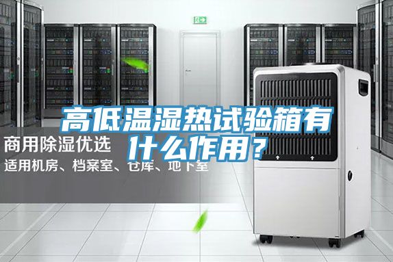 高低溫濕熱試驗(yàn)箱有什么作用？