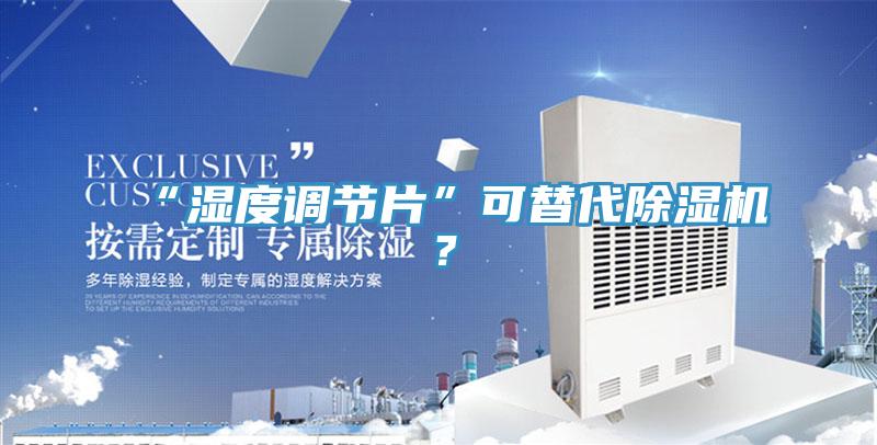 “濕度調節(jié)片”可替代除濕機？