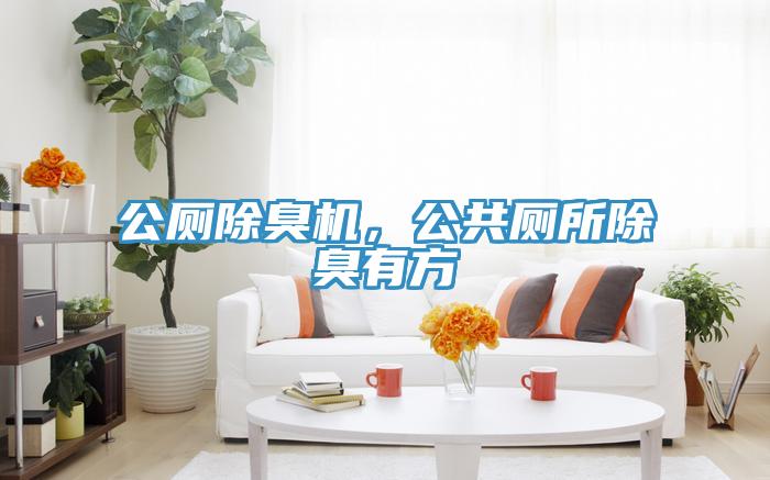 公廁除臭機，公共廁所除臭有方