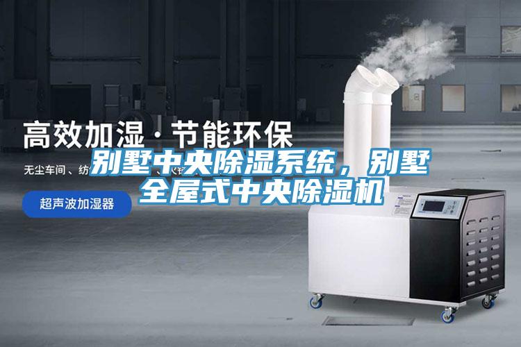 別墅中央除濕系統(tǒng)，別墅全屋式中央除濕機
