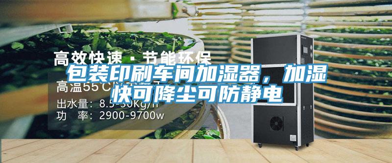 包裝印刷車間加濕器，加濕快可降塵可防靜電